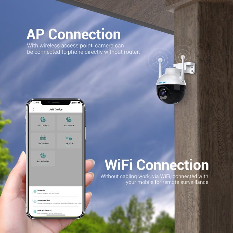 ESCAM QF300 3MP Smart WiFi IP Camera Support AI Humanoid Detection/Auto Tracking/Cloud Storage/Two-way Voice Night Vision, US Plug, UK Plug, AU Plug, EU Plug ESCAM QF300 3MP Smart WiFi IP Camera Support AI Humanoid Detection/Auto Tracking/Cloud Storage/Two-way Voice Night Vision, US Plug, UK Plug, AU Plug, EU Plug